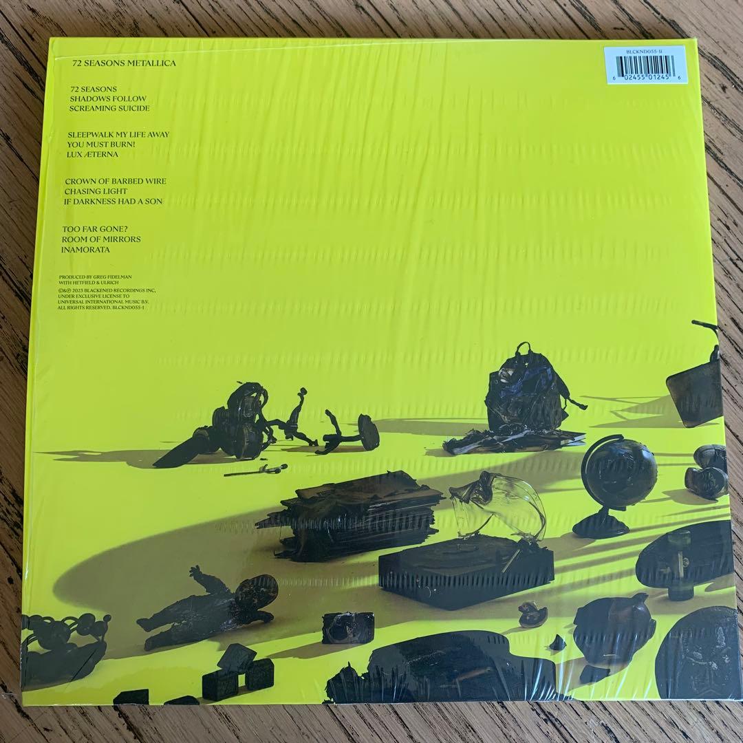 llica メタリカ 2LPレコード 72seasons 限定パープル盤