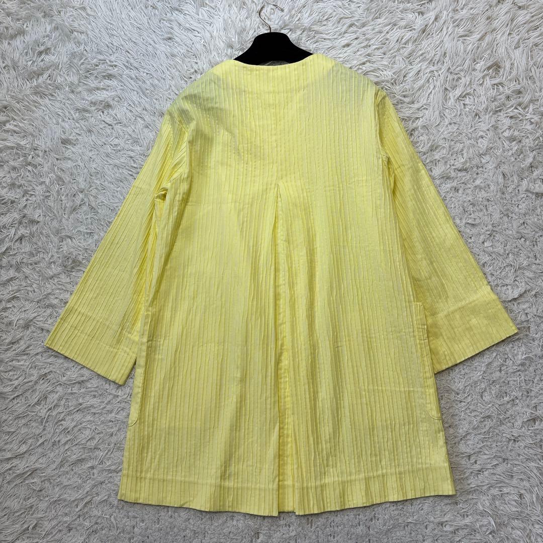 定価75000円☆タグ付き【ルネ】ノーカラー　スプリングコート　春カラー　36