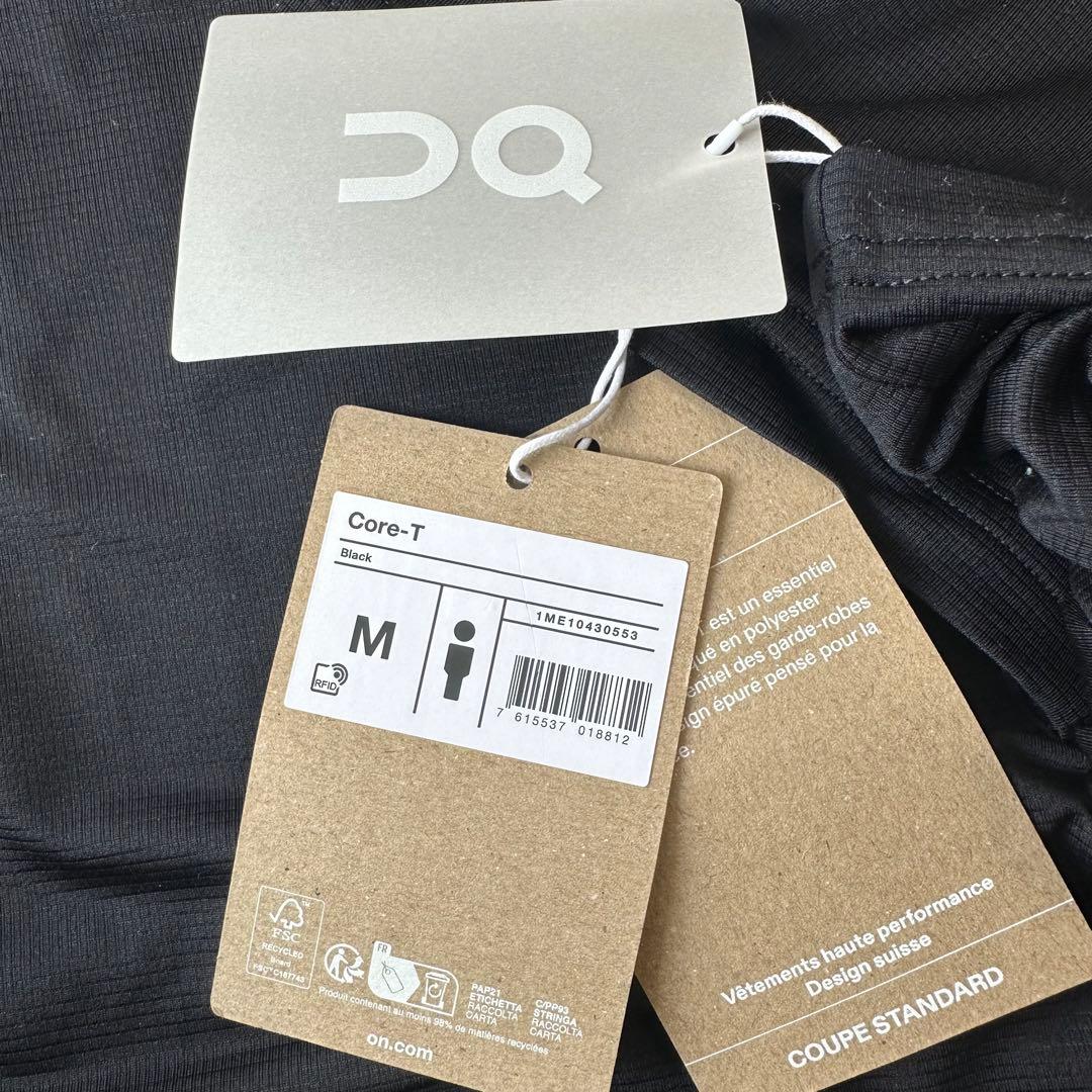 On Running CORE-T コアT メンズ M ブラック 半袖 Tシャツ