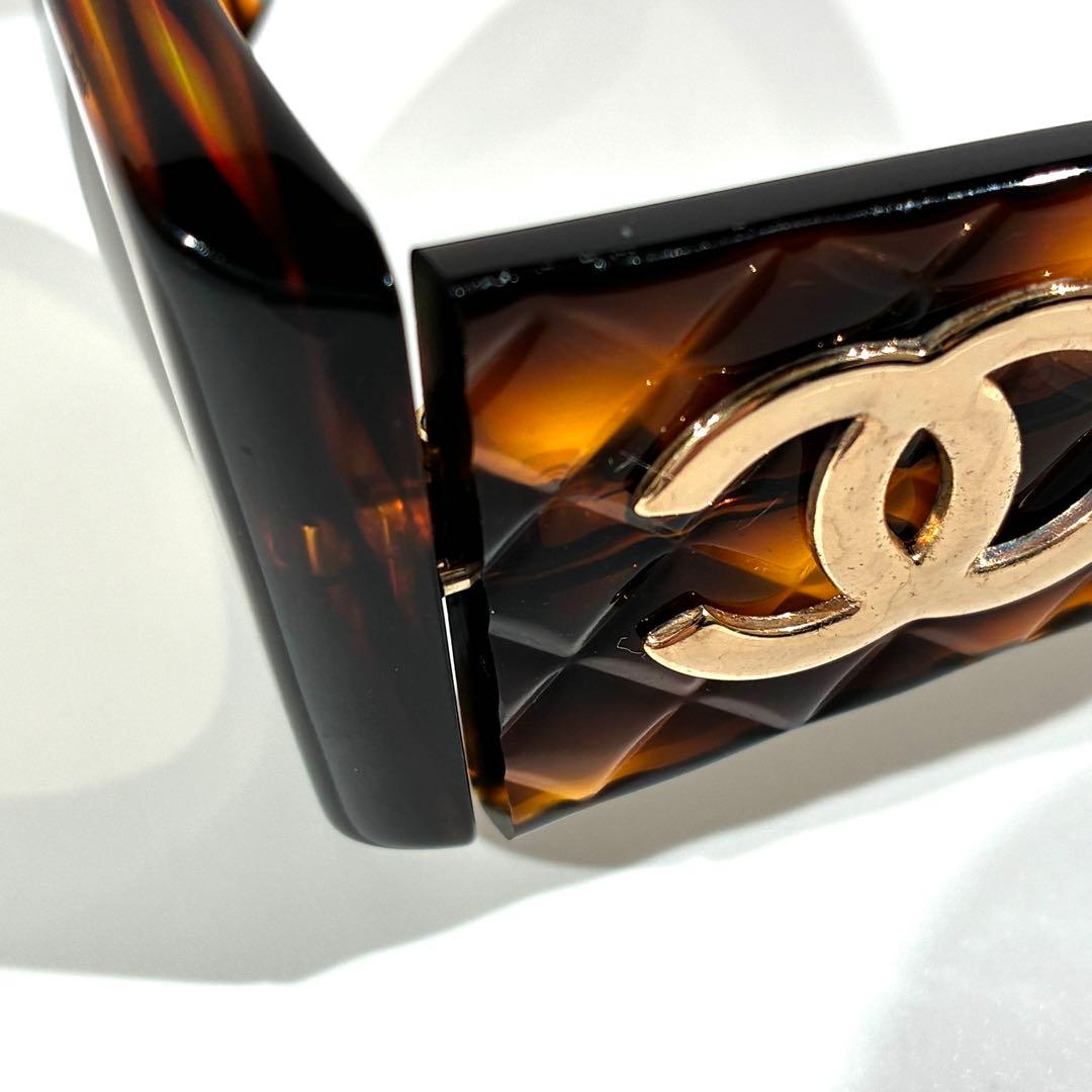 CHANEL シャネル サングラス ココマーク マトラッセ べっ甲