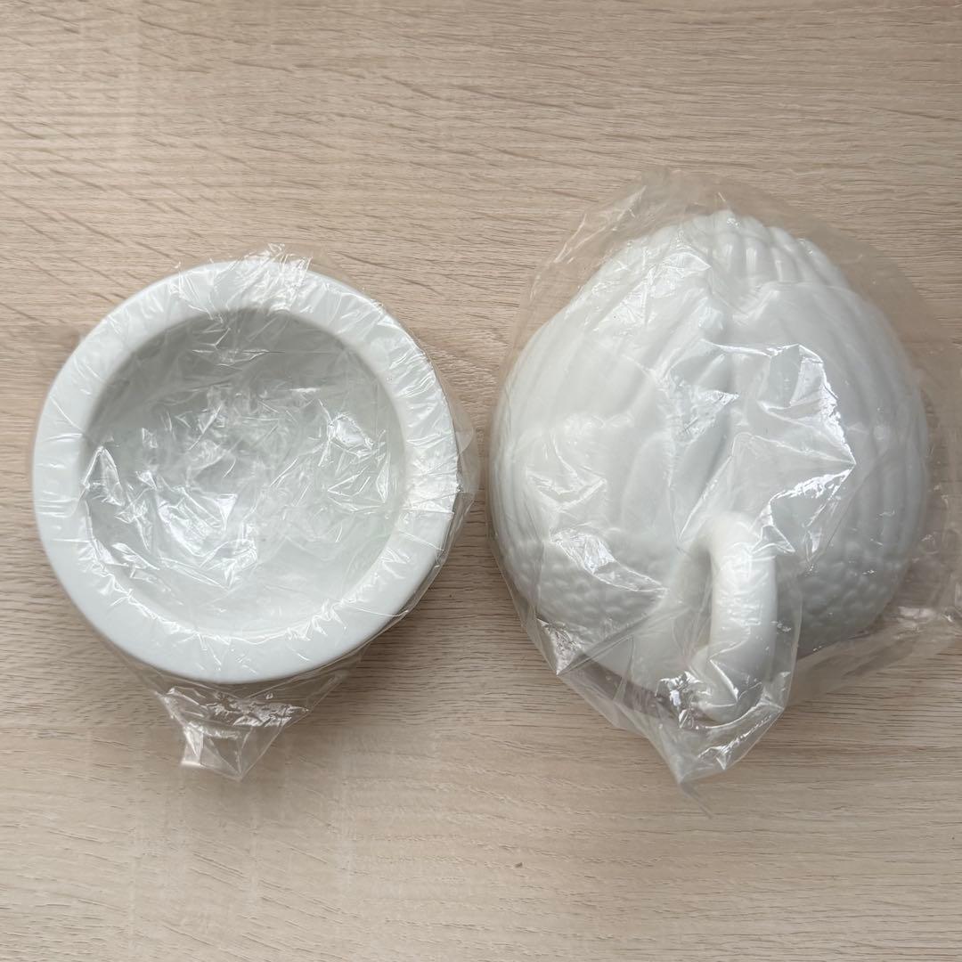 新品未使用品 LADUREE レ メルヴェイユーズ ラデュレ 白鳥 チークポット
