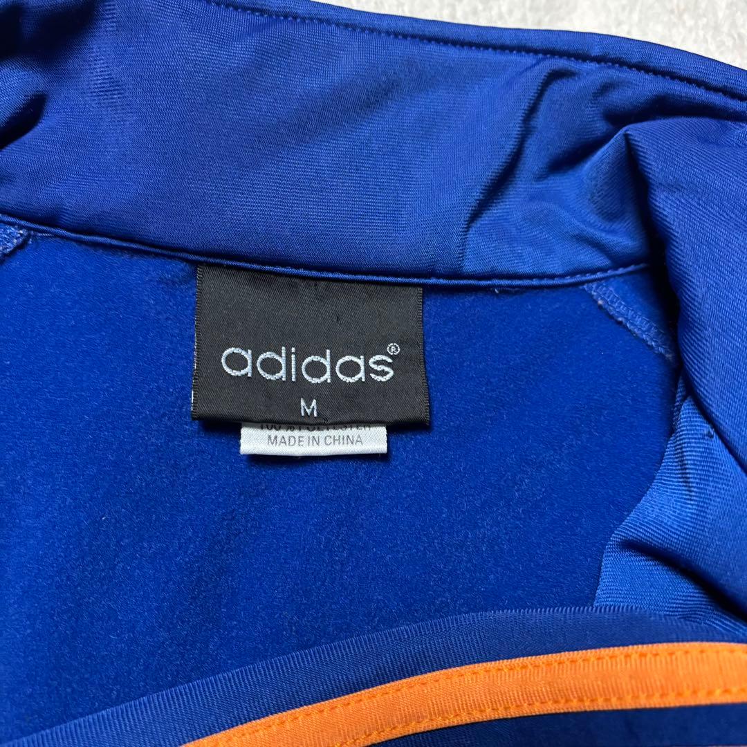 Mサイズ adidas アディダス トラックジャケット ブルー×オレンジ