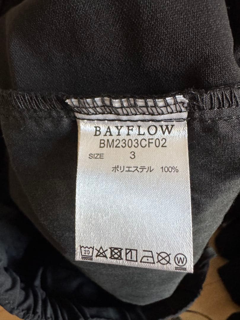 【美品】BAYFLOW UMW FUNCTION セットアップ 黒 M 巾着付