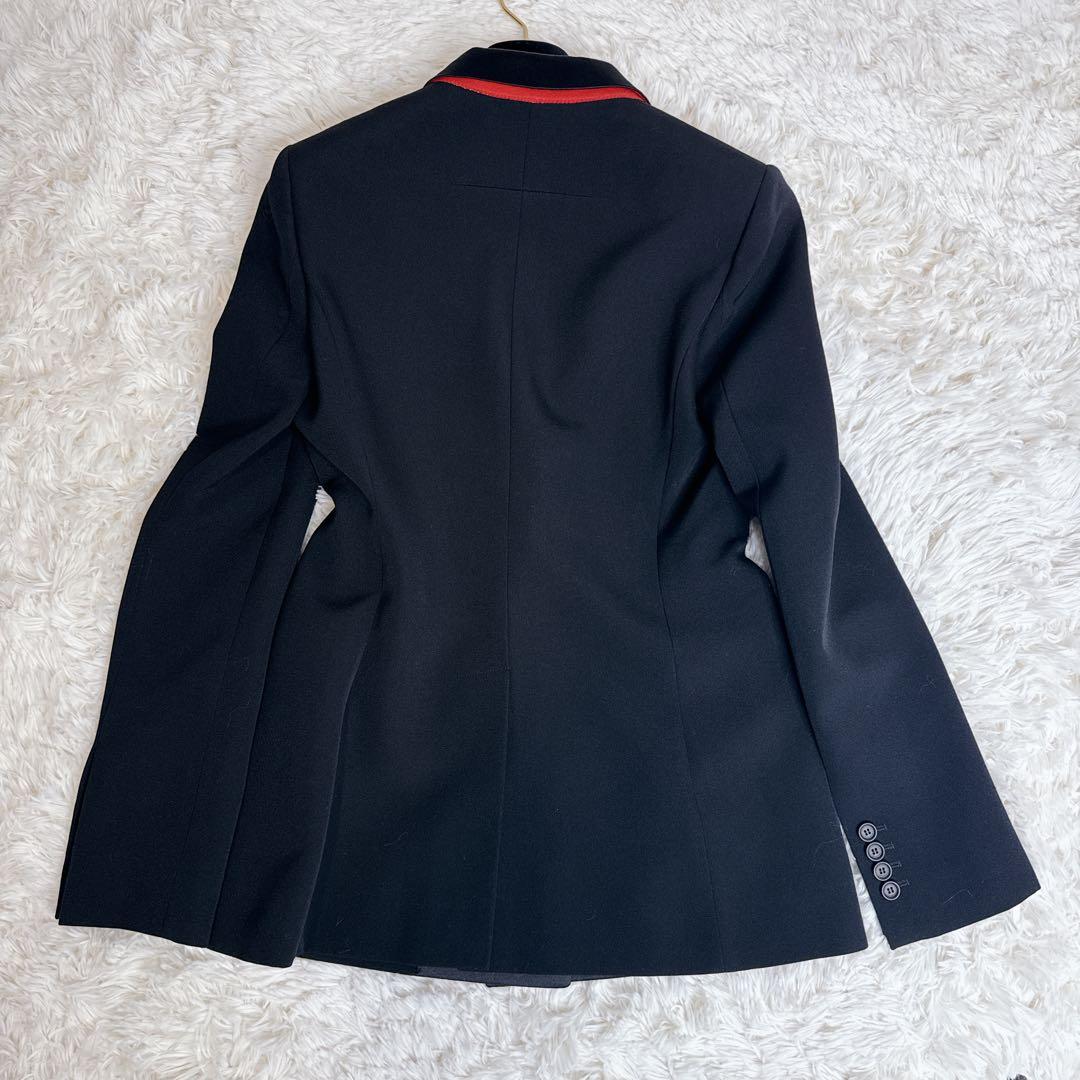 極美品 16AW シルク混 GIVENCHY テーラードジャケット M 黒