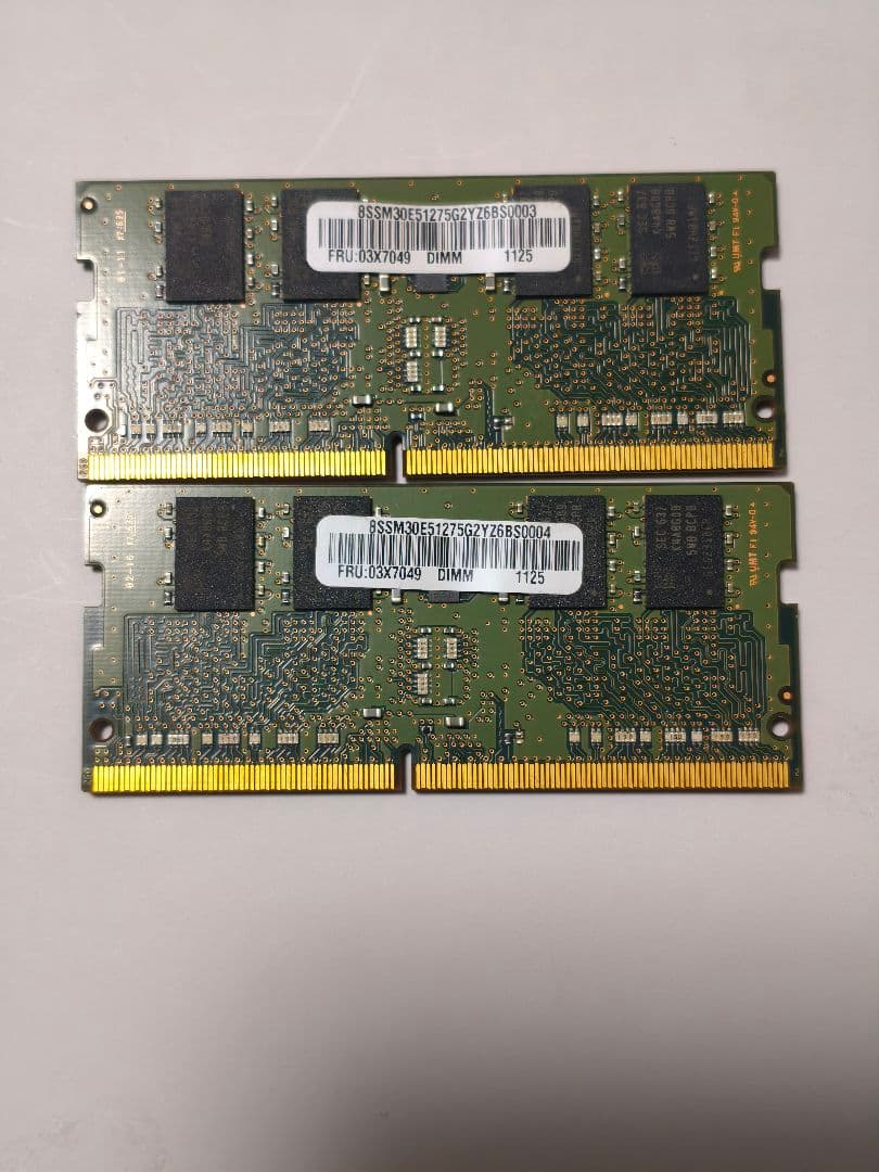 Samsung DDR4 8GB 2133 2枚