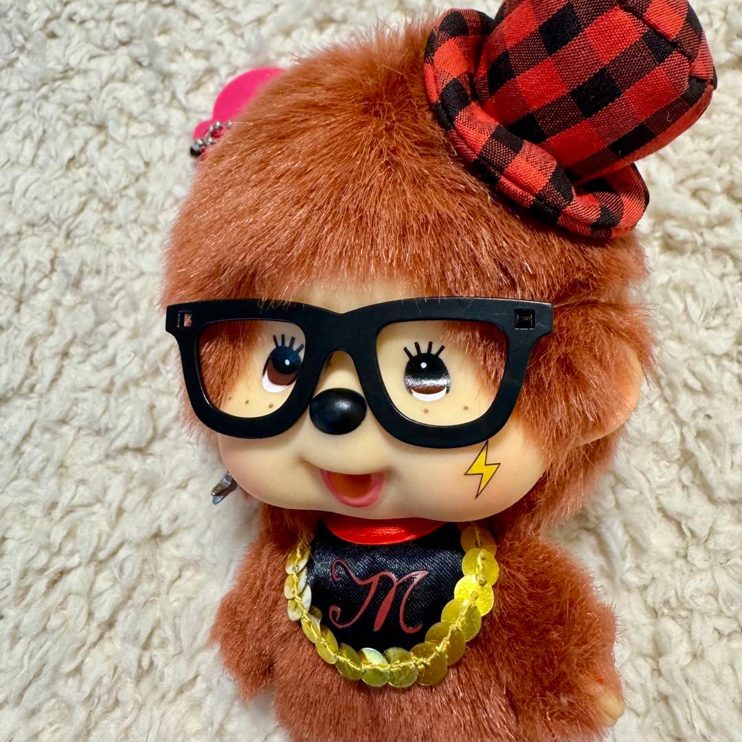 Monchhichi モンチッチ JOL メガネ バッグチャーム　キーチェーン