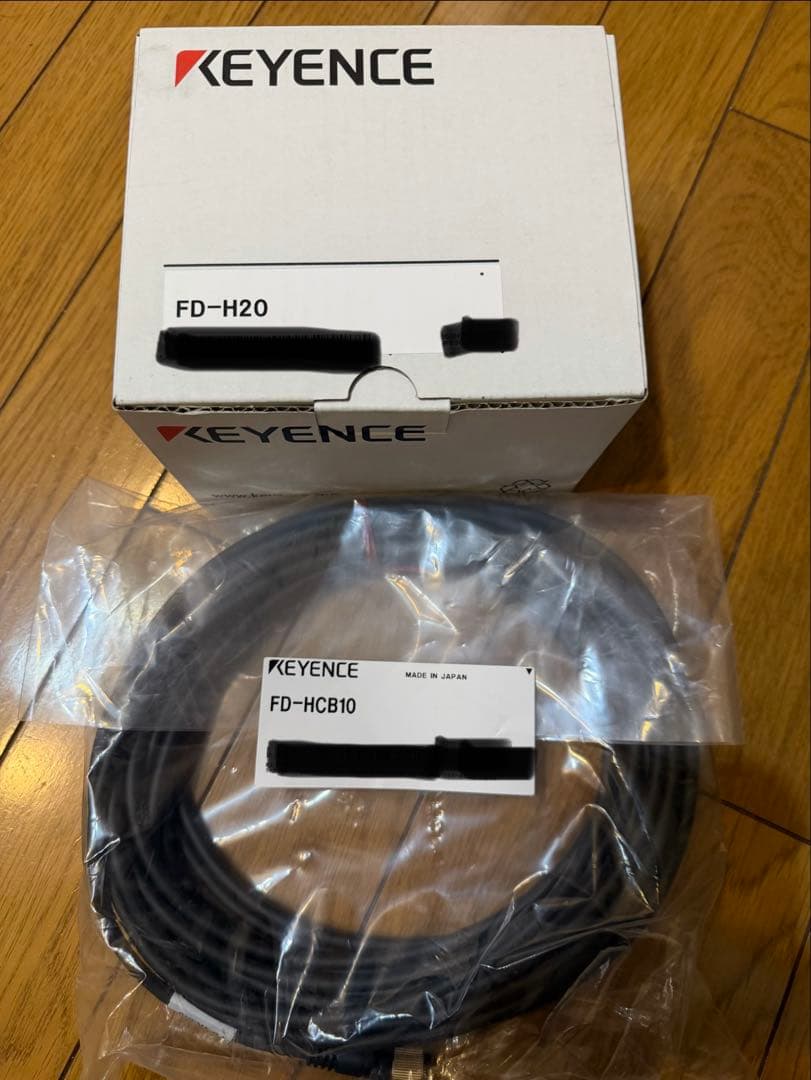 KEYENCE FD-H20 クランプオン流量センサー　ケーブル10mセット