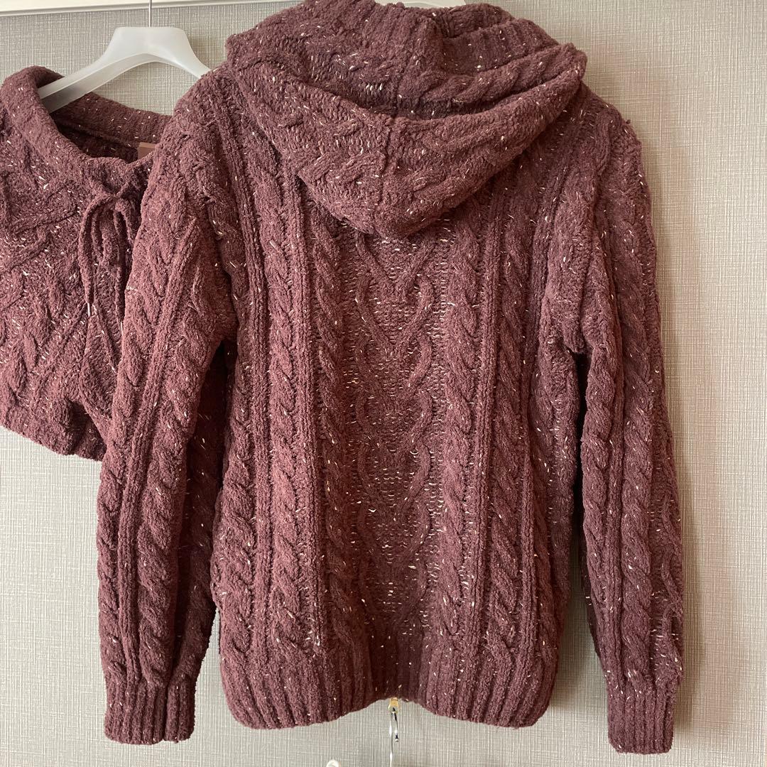 GELATO PIQUE モーブ色ルームウェアセット