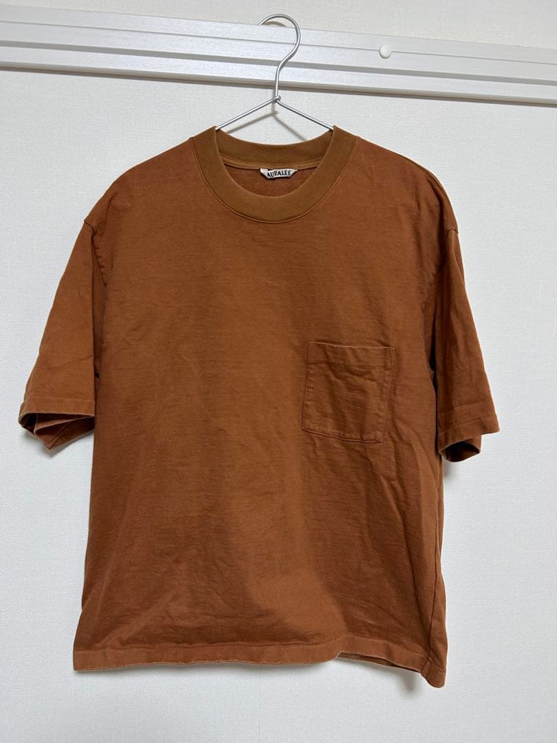 AURALEE STAND-UP TEE/スタンドアップTシャツ