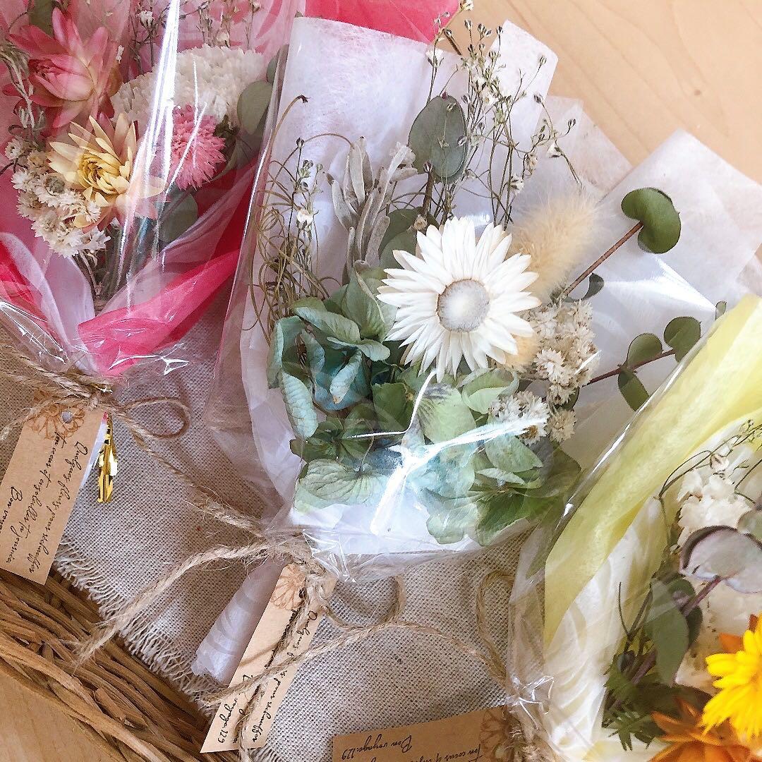 ドライフラワーミニブーケ　まりページ