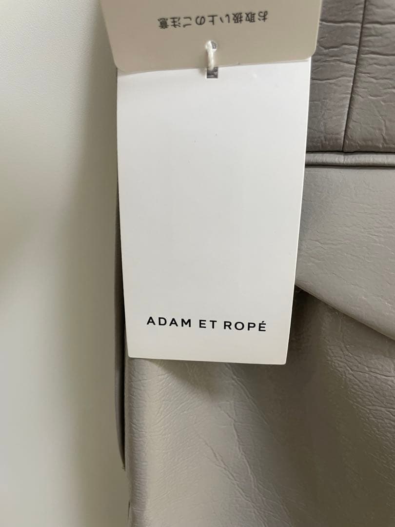 新品未使用 ADAM ET ROPE ラミネートハイウエストスカート 36