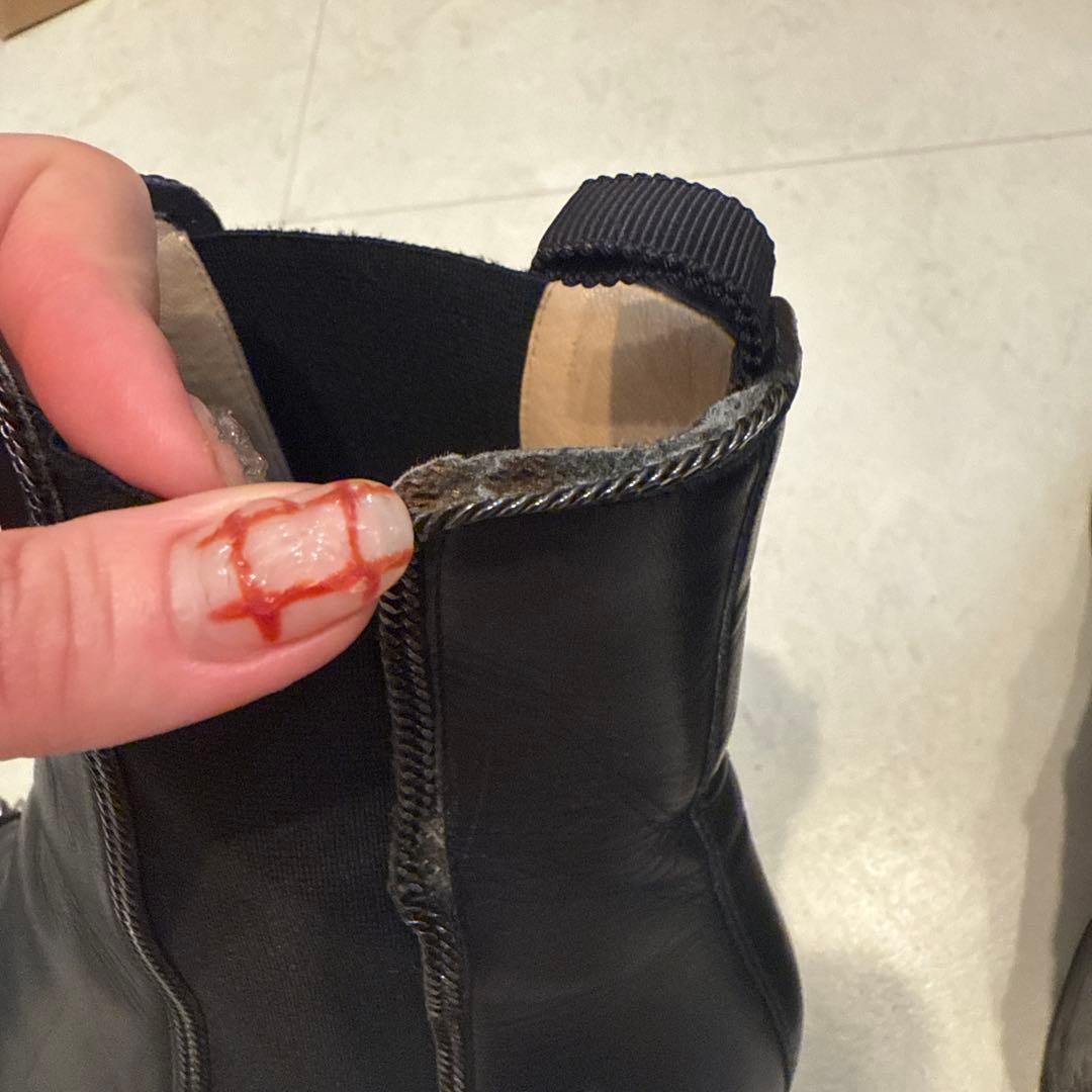 定価約19万 Christian Louboutin レディースサイドゴアブーツ
