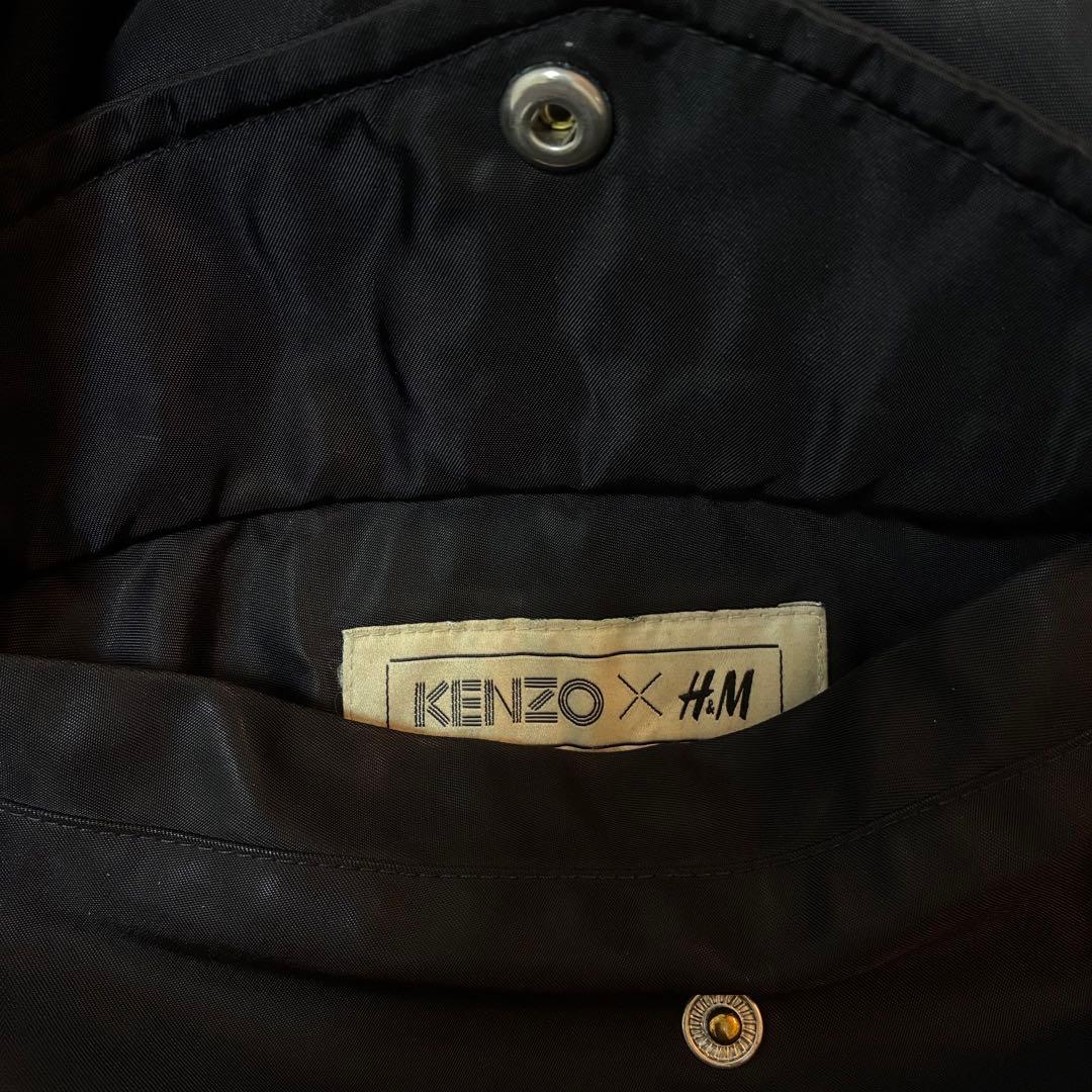 KENZO× リバーシブル ボンバー ジャケット XL相当　MA-1 黒