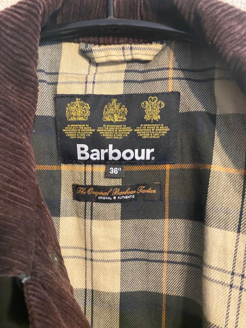 美品KaptainSunshine×Barbourスタンドカラートラベラーコート