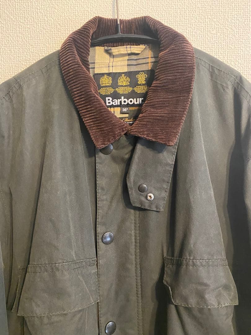 美品KaptainSunshine×Barbourスタンドカラートラベラーコート