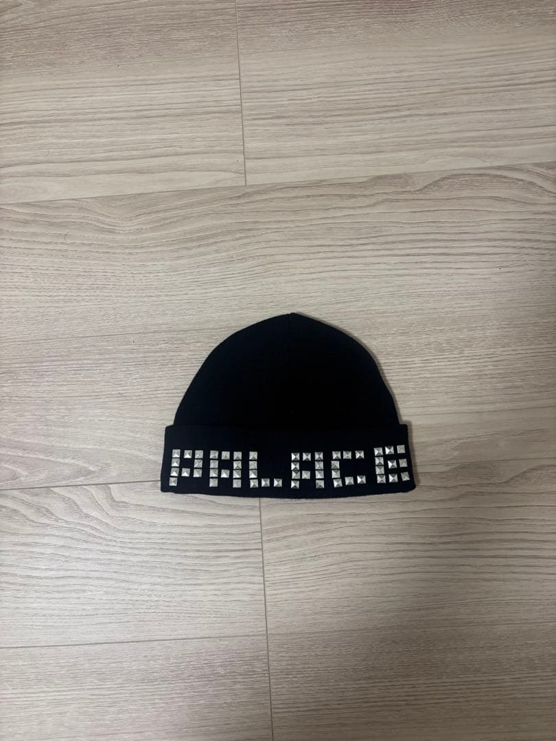 帽子 EMOTIONAL STUDDED BEANIE BLACK