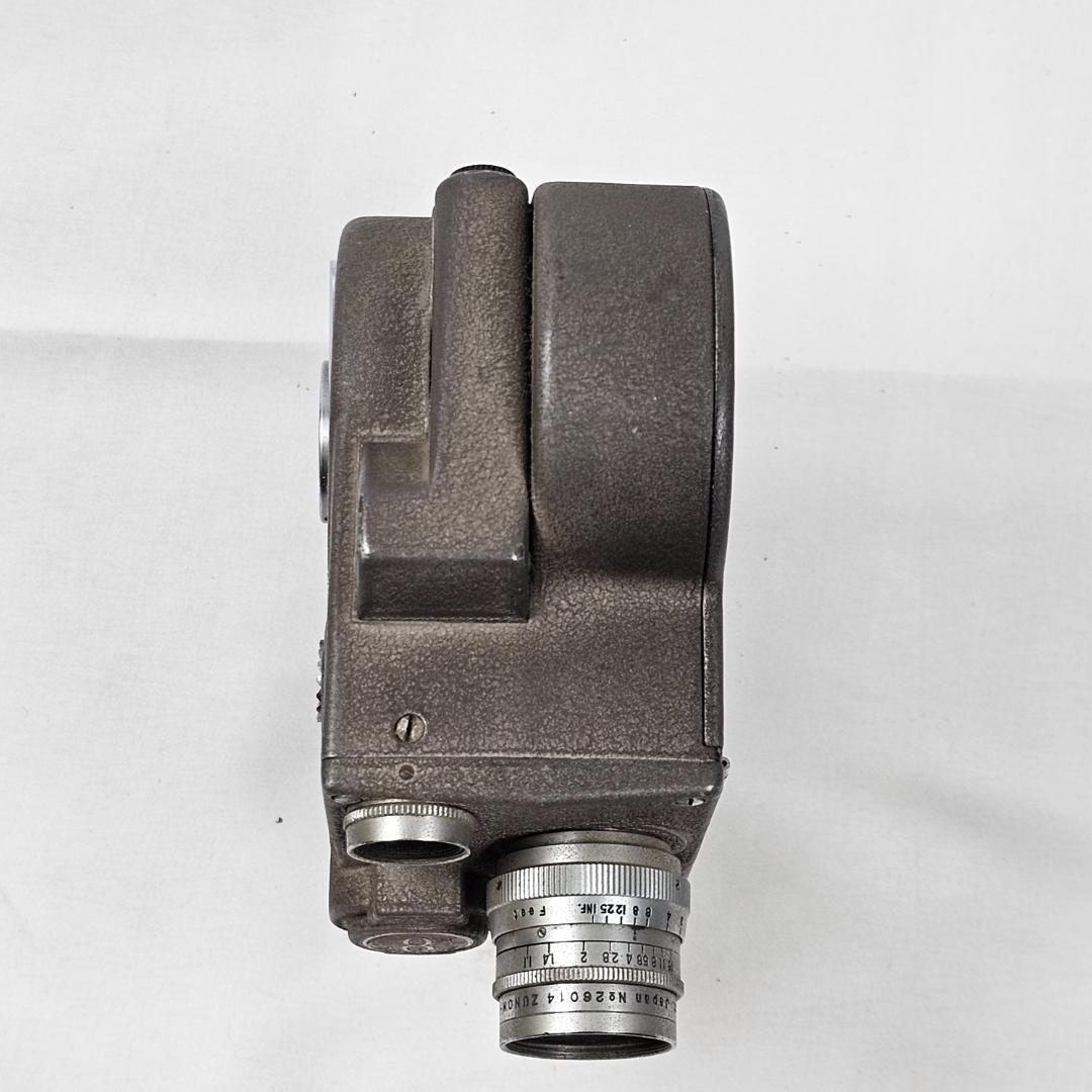 【ジャンク】ELMO CINE 8-AA ゼンマイ式 8mm シネカメラ レトロ