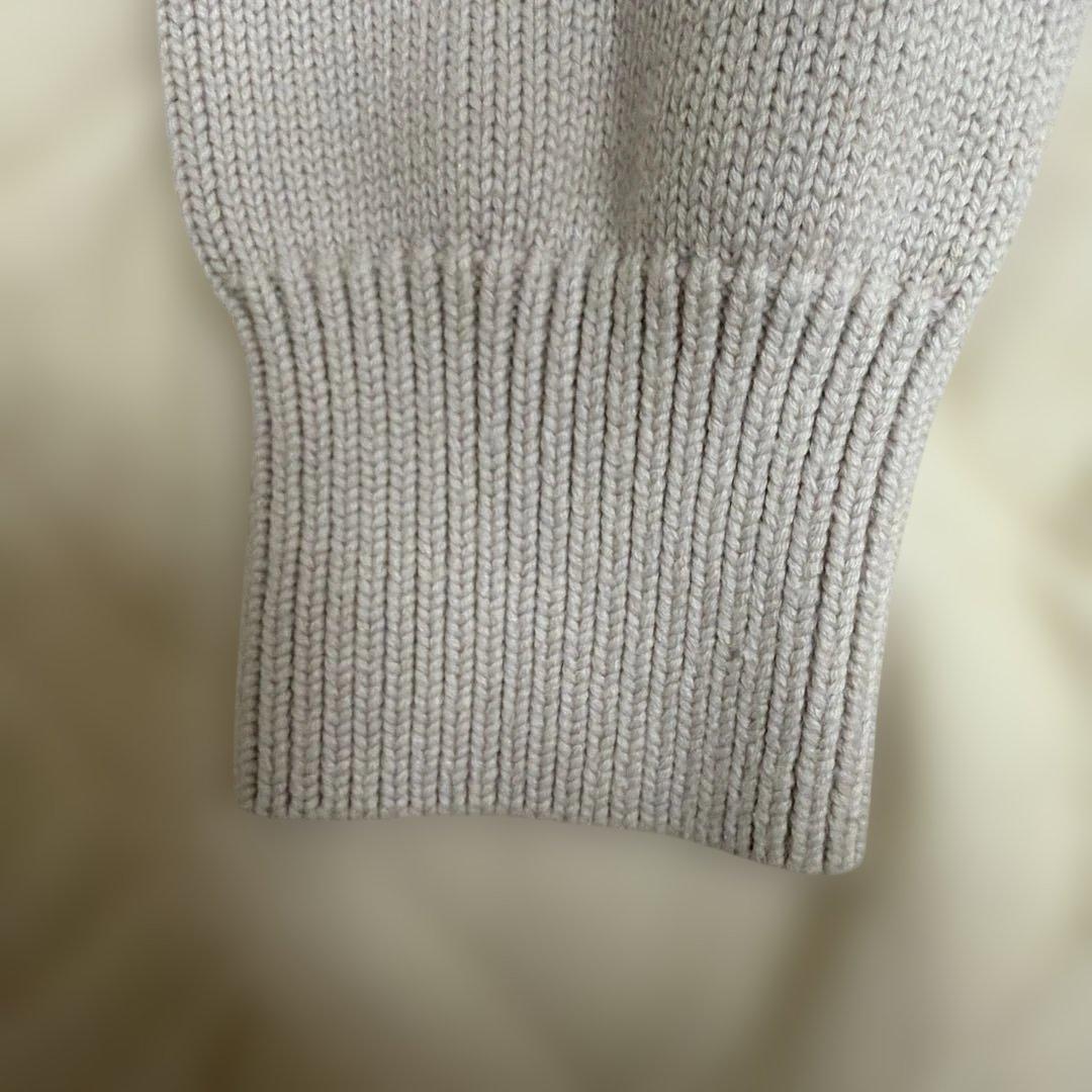 Be Mine Emblem Knit Cardigan ベージュ