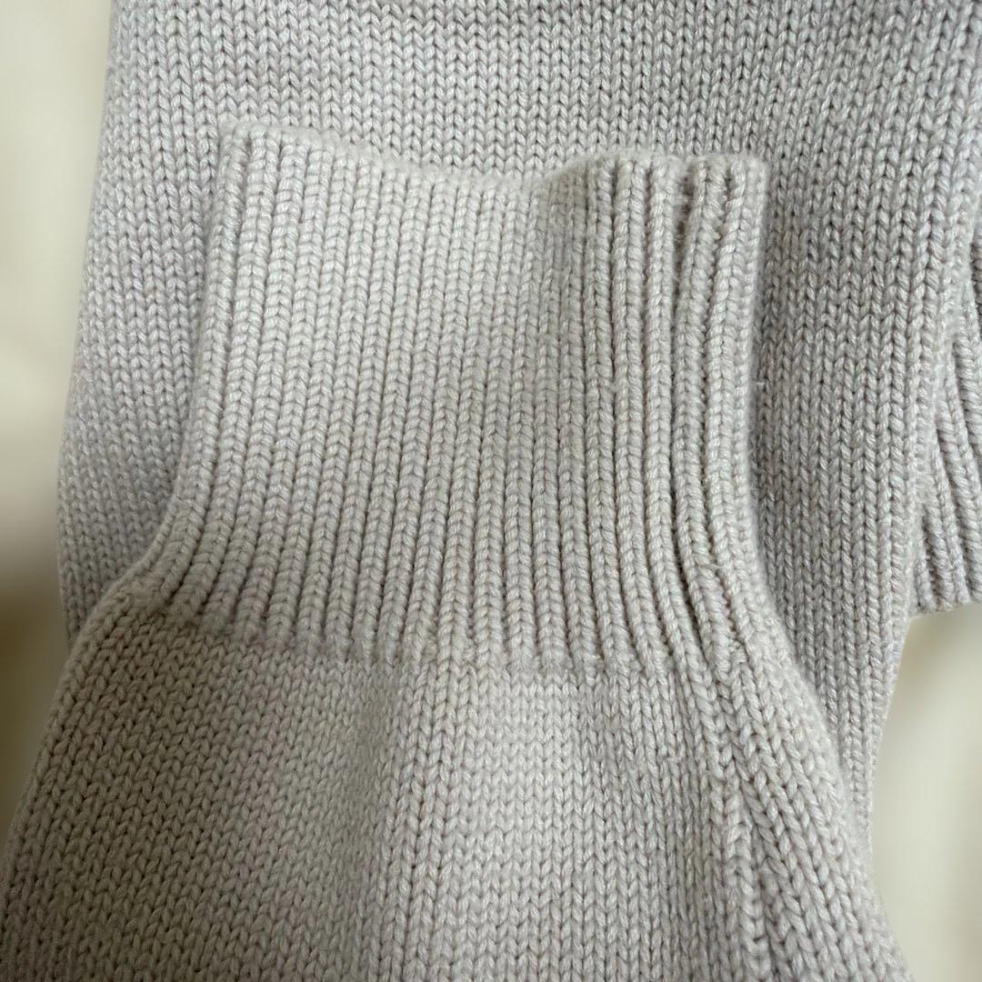 Be Mine Emblem Knit Cardigan ベージュ
