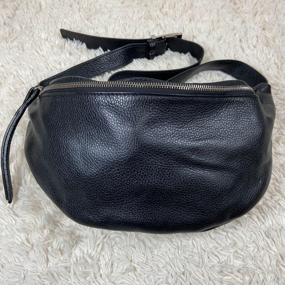 グリーンレーベル別注　PRATO MADE IN ITALY ボディバッグ　牛革