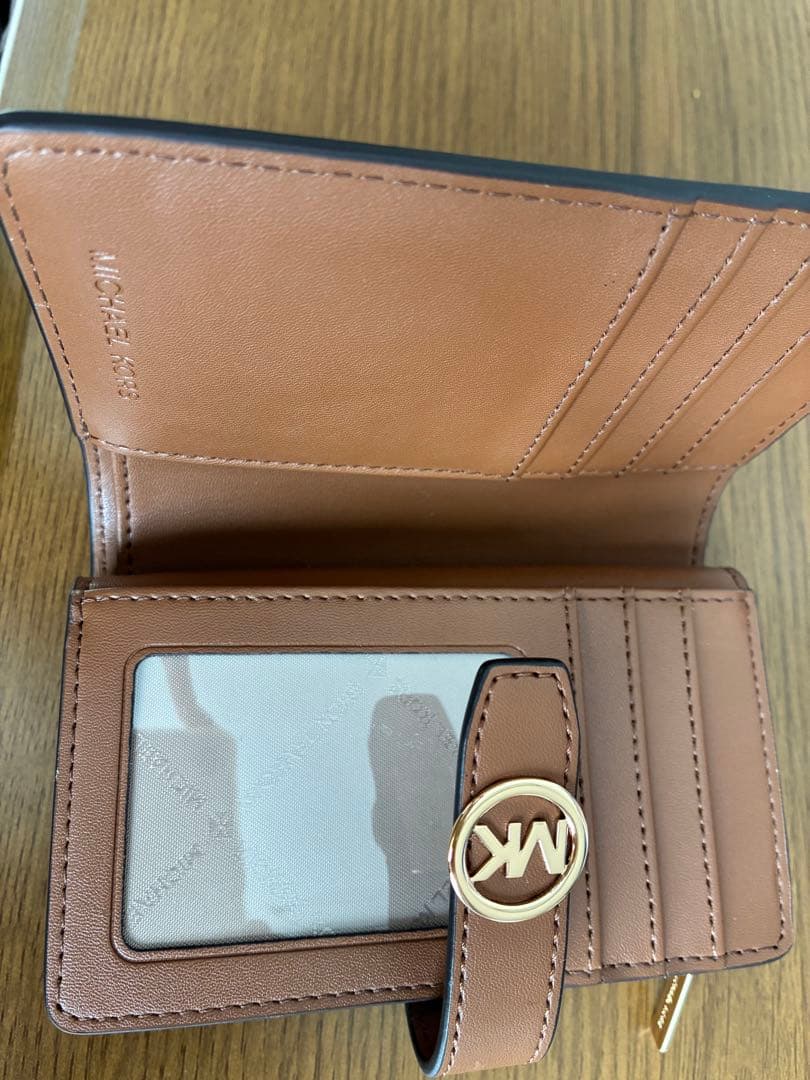MICHAEL KORS 二つ折り財布 ベージュ/ブラウン