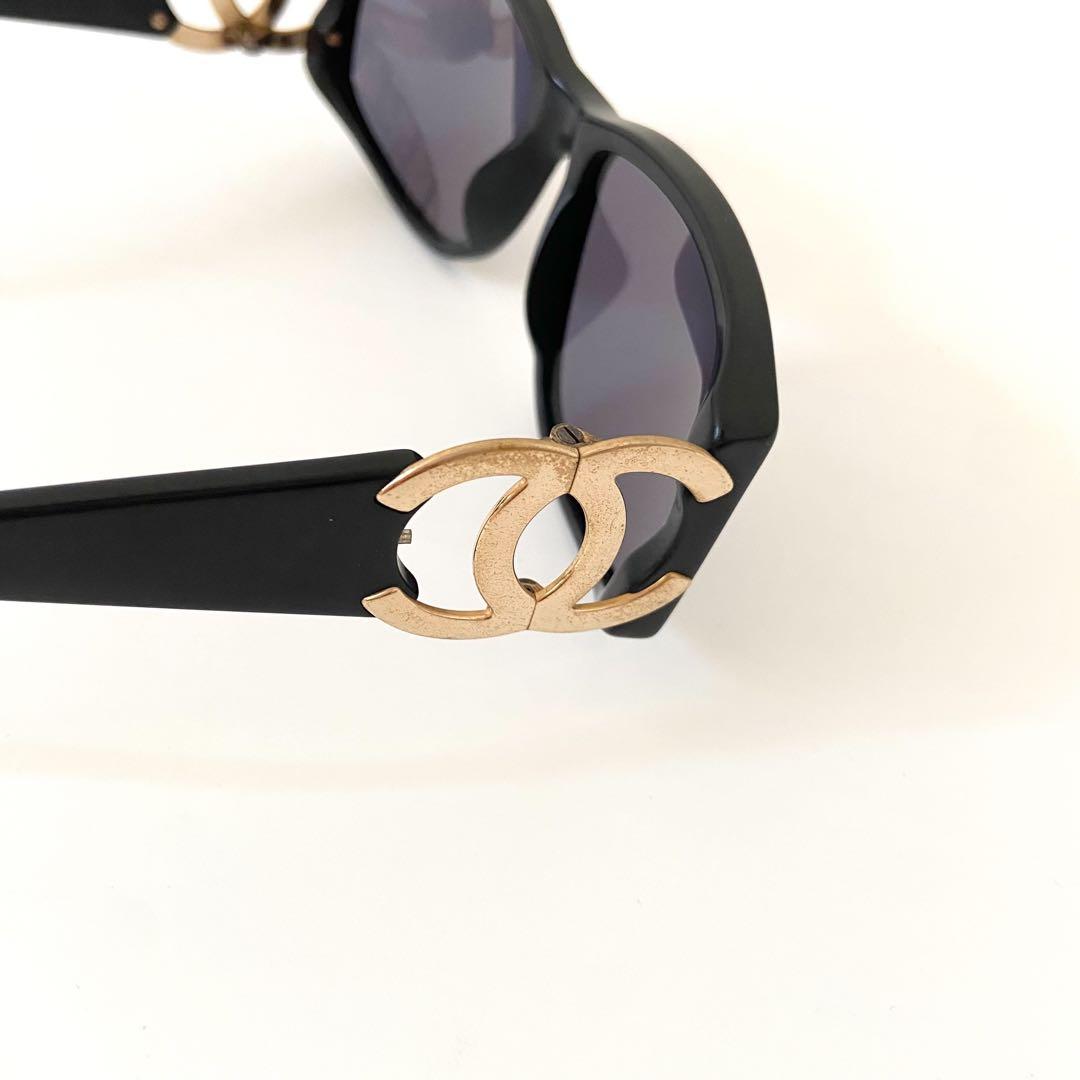 CHANEL シャネル　ココマーク サイドロゴ サングラス　0246190405