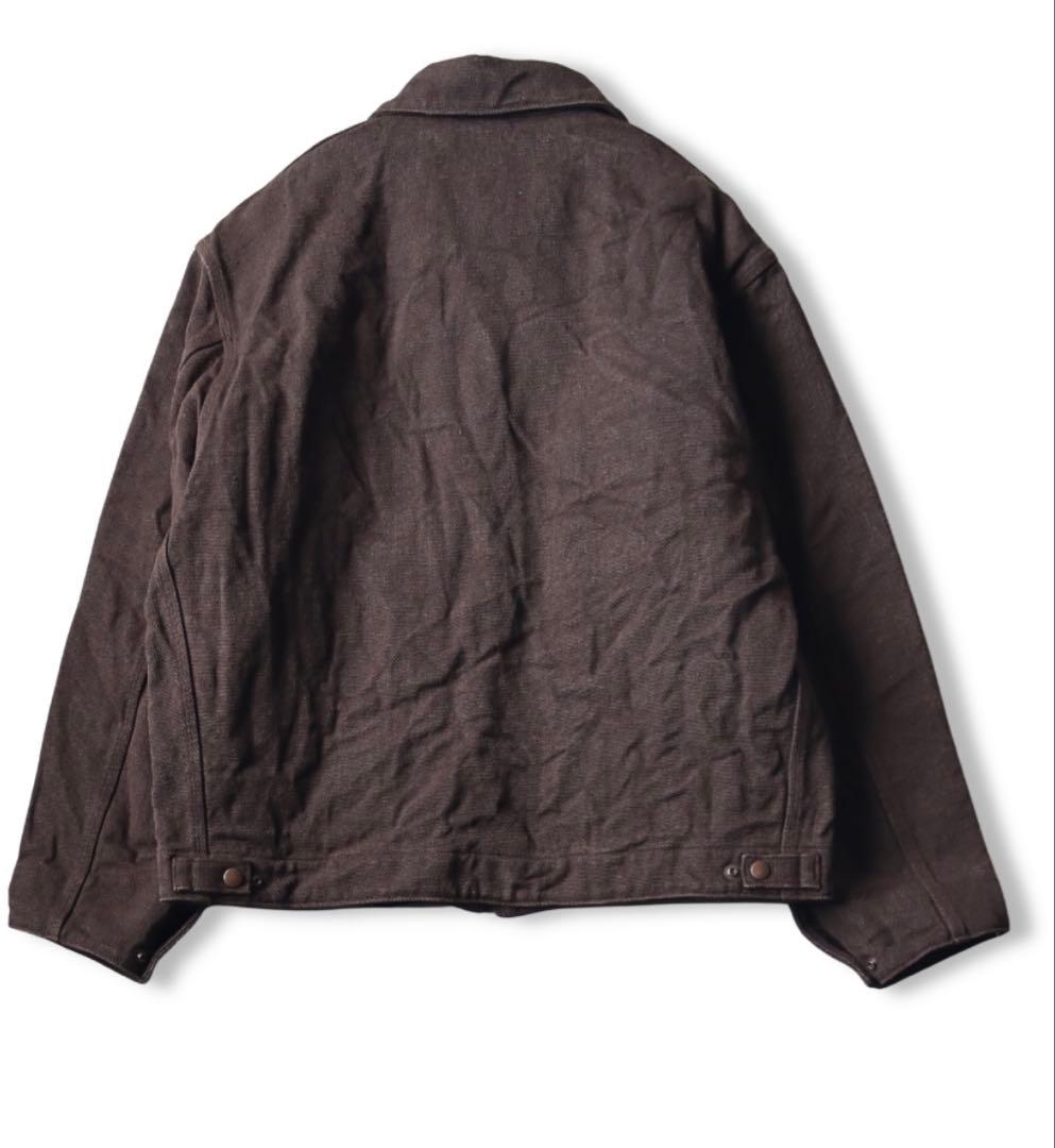 ジャケット・アウター 26SS COMOLI HEMP DUCK ZIP SHORT JACKET