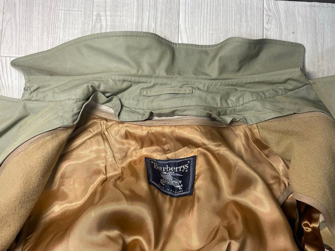 極美品BURBERRYバーバリーロンドン　ライナーベルト付トレンチコート