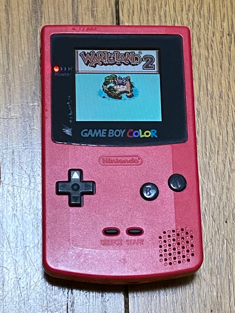 ゲームボーイカラー　レッド　ワリオランド2 ワンピース幻のグランドライン冒険記！