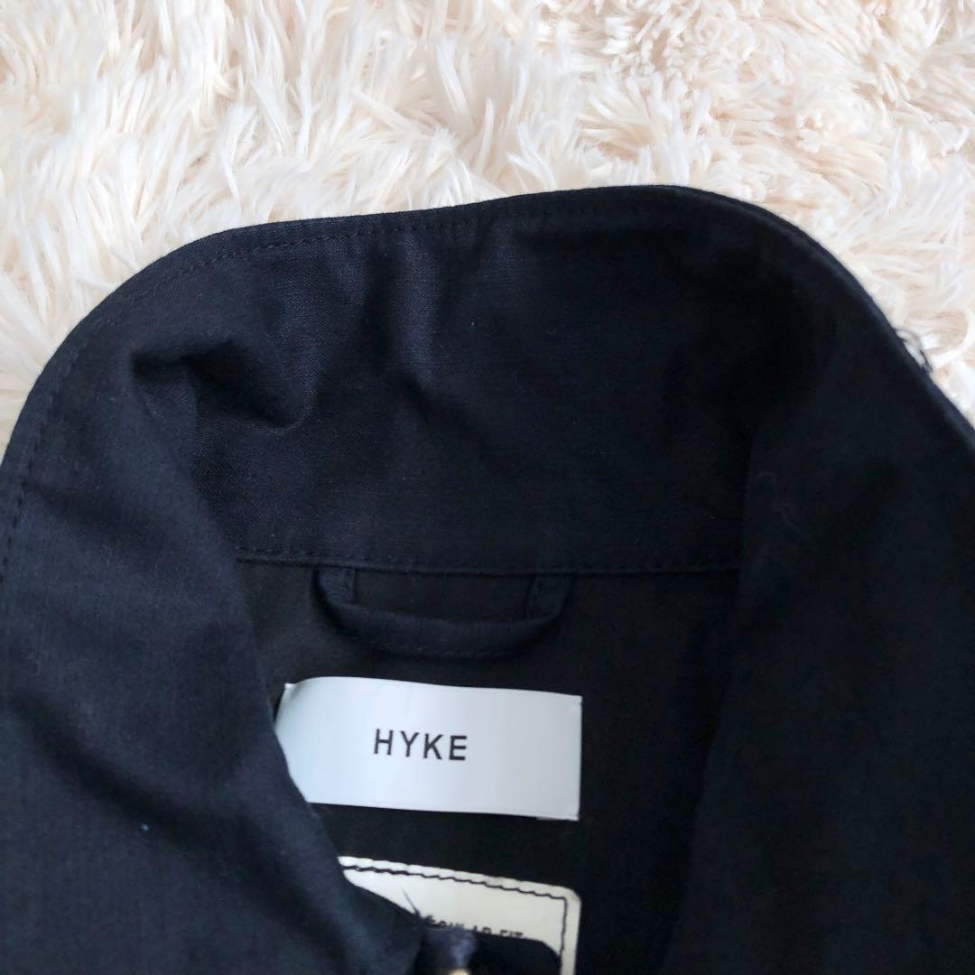 【美品】HYKEハイクM-51ミリタリージャケットフィールドジャケットネイビー