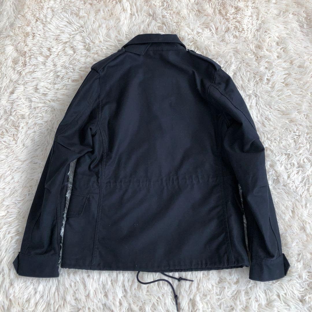 【美品】HYKEハイクM-51ミリタリージャケットフィールドジャケットネイビー