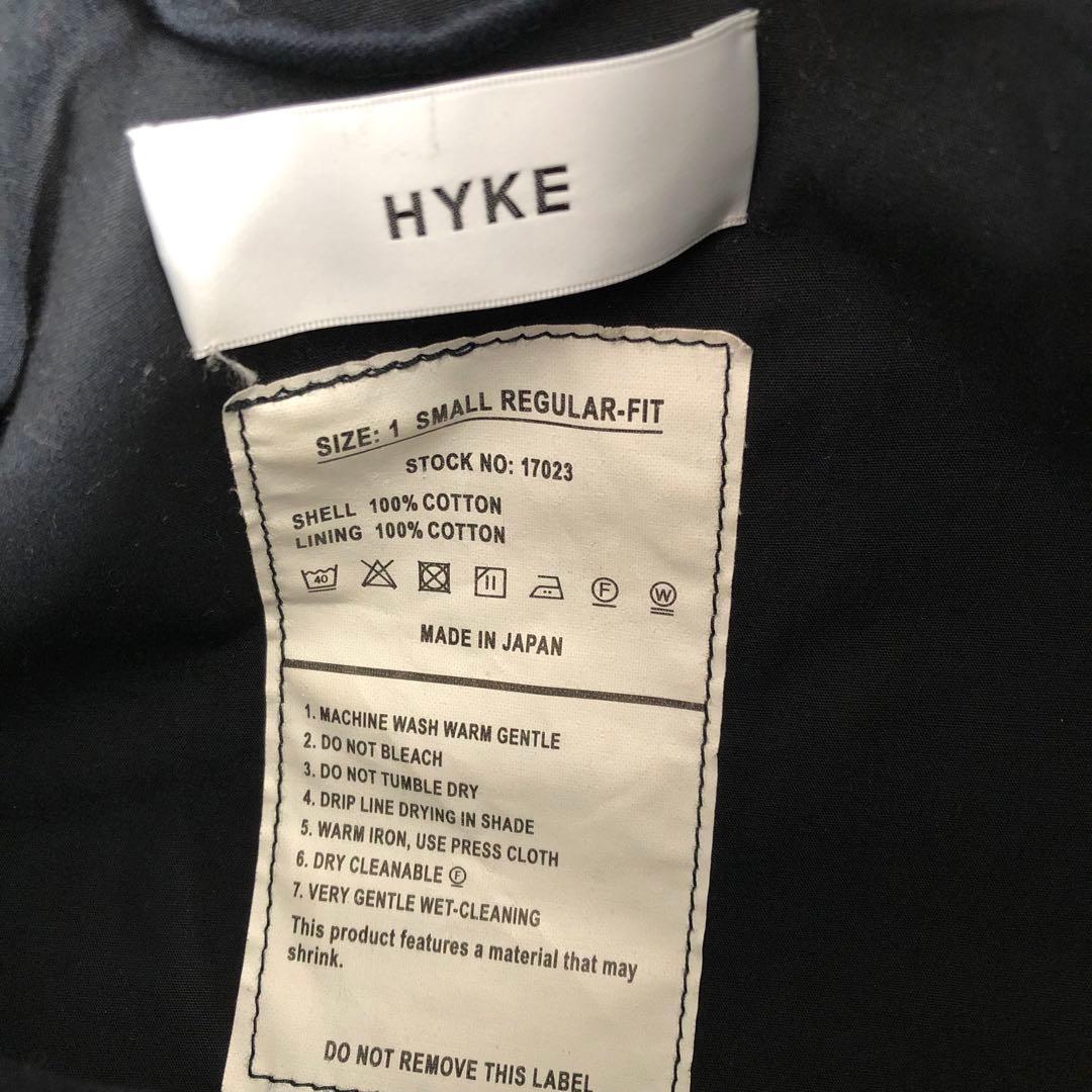 【美品】HYKEハイクM-51ミリタリージャケットフィールドジャケットネイビー