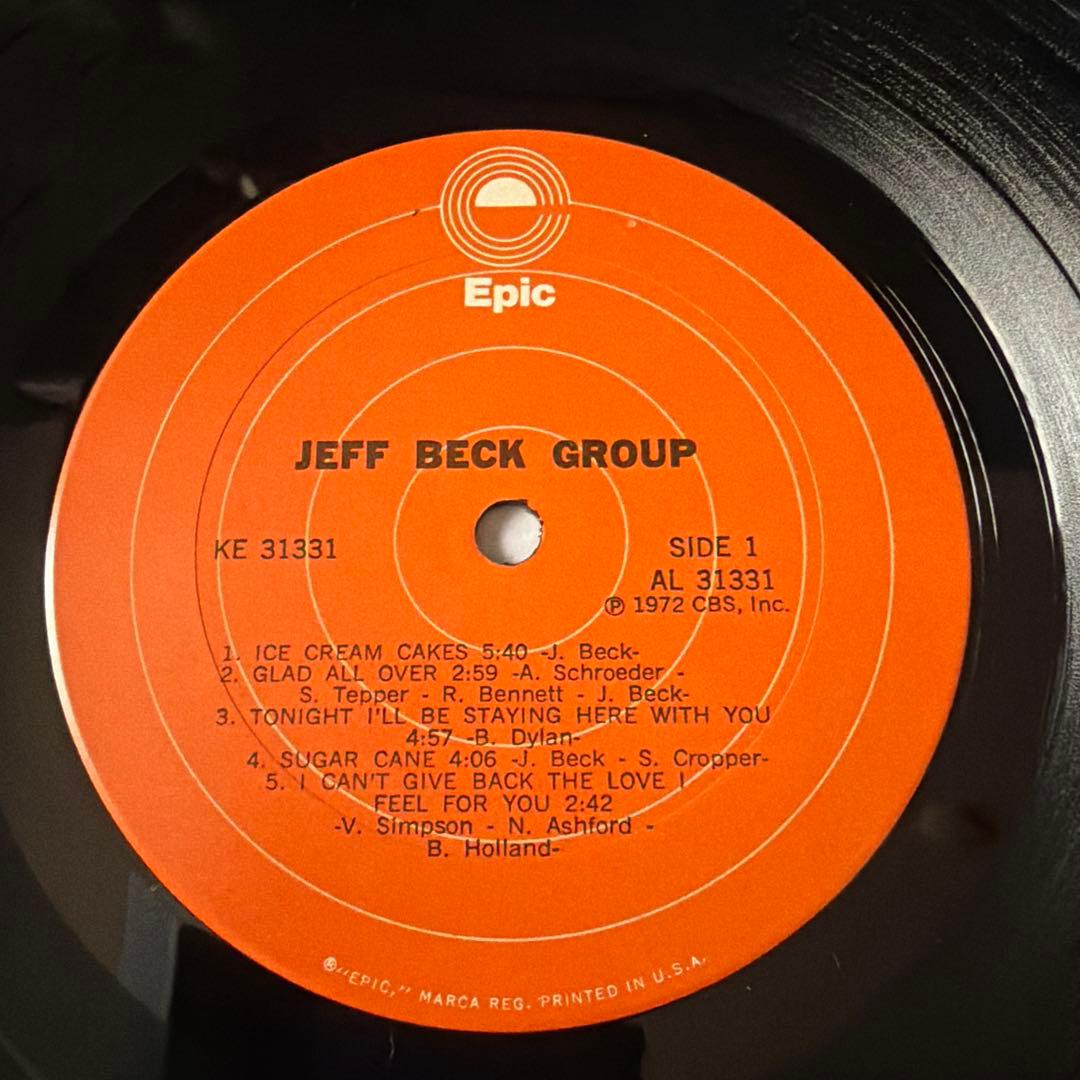 ジェフベックグループ　直筆サイン入りアナログレコード LP