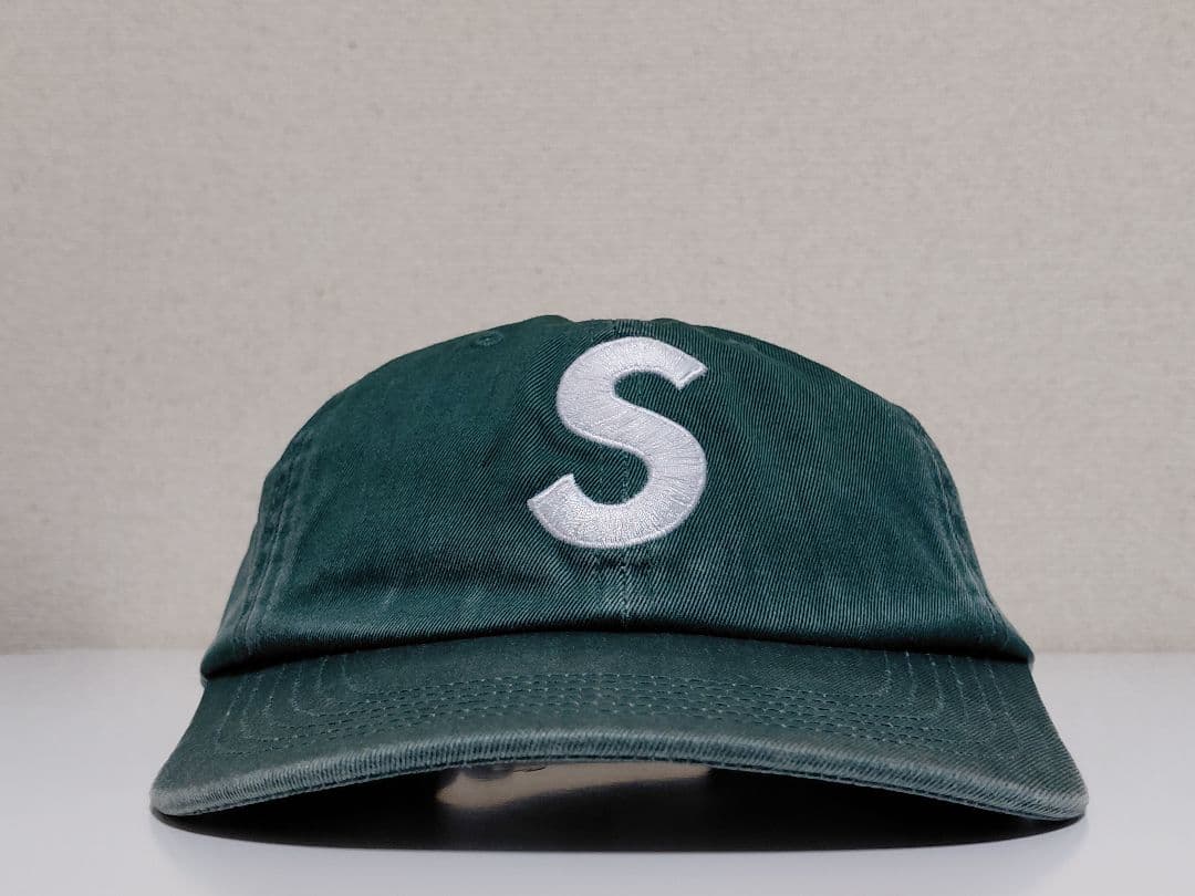 美品　Supreme　Pigment　Coated　S Logo　6-Panel