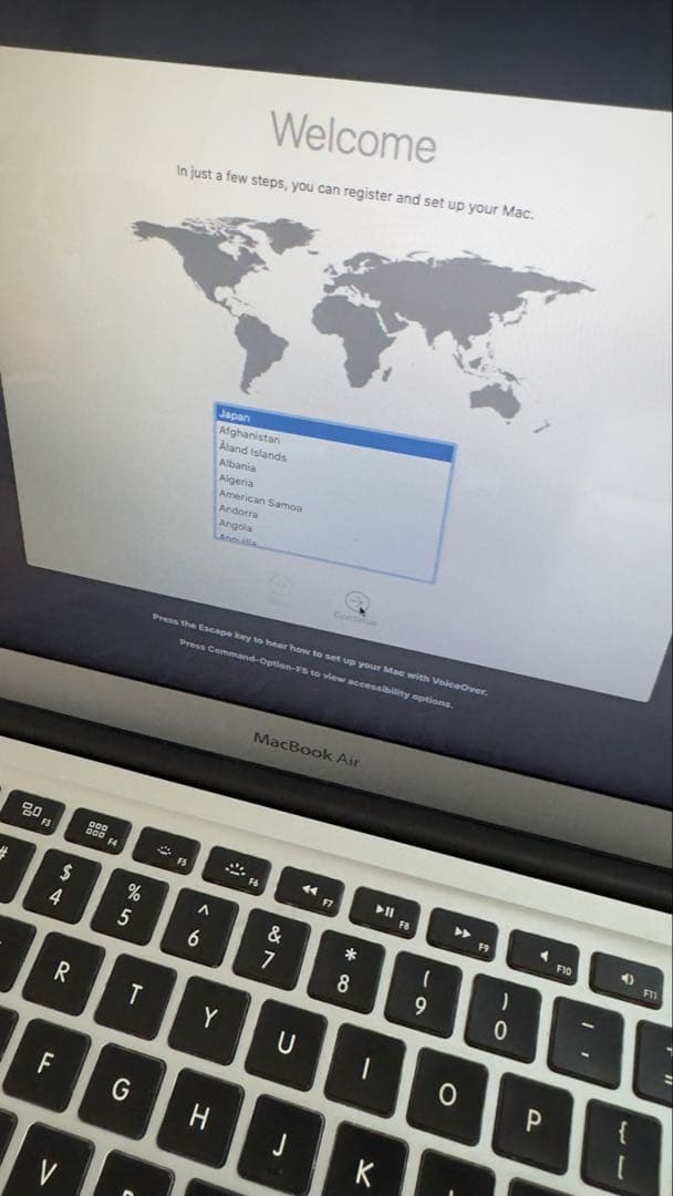 MacBook Air (13-inch, Mid 2013)本体USキーボード