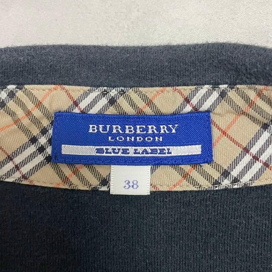 y2k✨️ BURBERRY BLUE LABEL パフスリーブ ポロシャツ