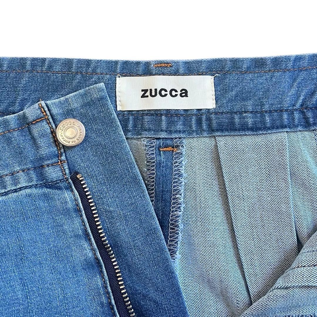 ZUCCa 24SS ハイパーストレッチライトデニム　S バルーン ワイドパンツ