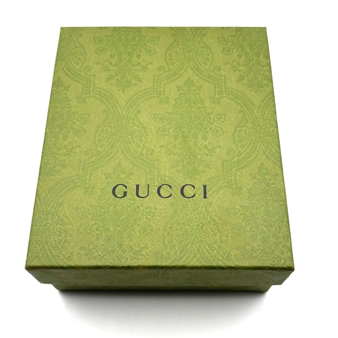 付属品完備 グッチ 二つ折り財布 ホースビット キャンバス ゴールド 金具
