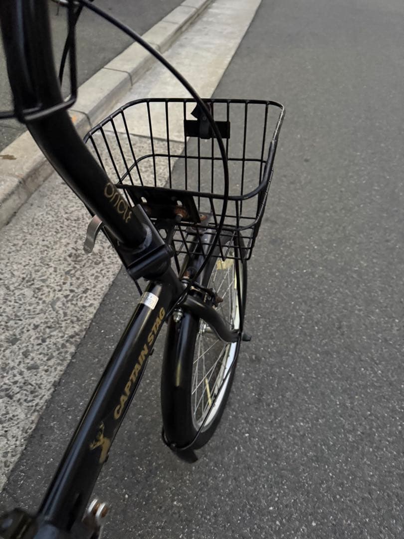 176 自転車 大阪市 【引取り限定】 20インチ 美品 変速付き 折りたたみ