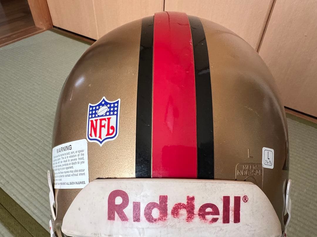 San Francisco 49ers Riddell ヘルメット　プロライン