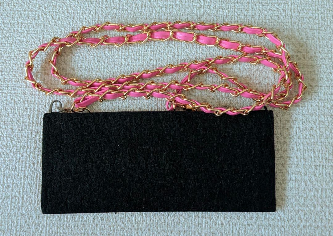 シャネル　マトラッセ　三つ折り長財布　ラムスキン　ピンク　ショルダー　正規品