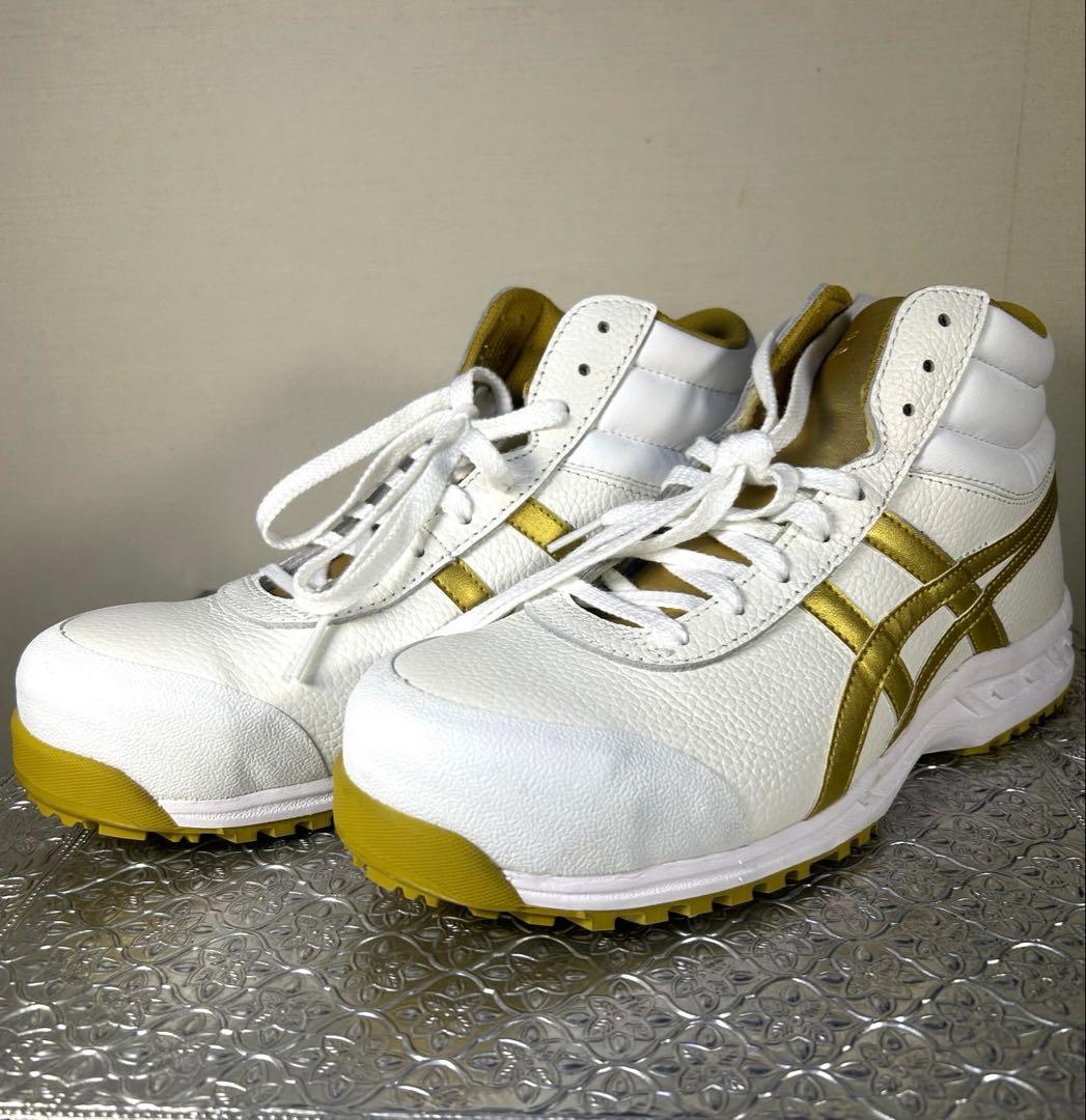 ☺︎asics 安全靴/作業靴 ウィンジョブFFR-71S 未使用品　JIS 革