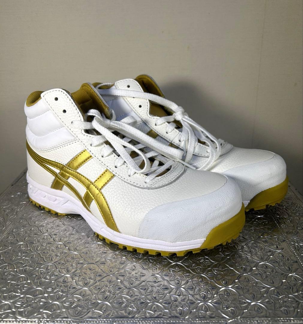 ☺︎asics 安全靴/作業靴 ウィンジョブFFR-71S 未使用品　JIS 革