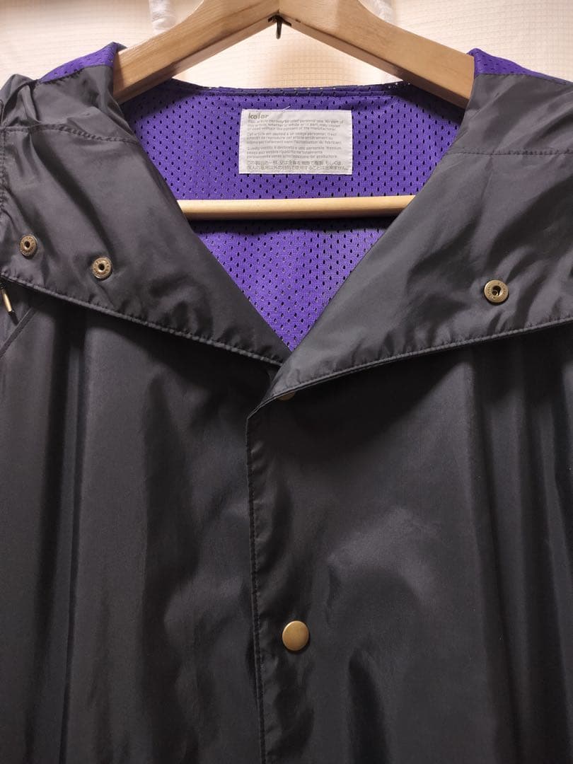 【美品】kolor ブラック テック系コート