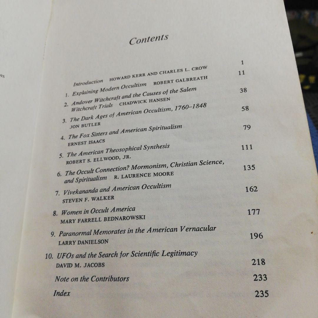 洋書 The Occult in America by Kerr
