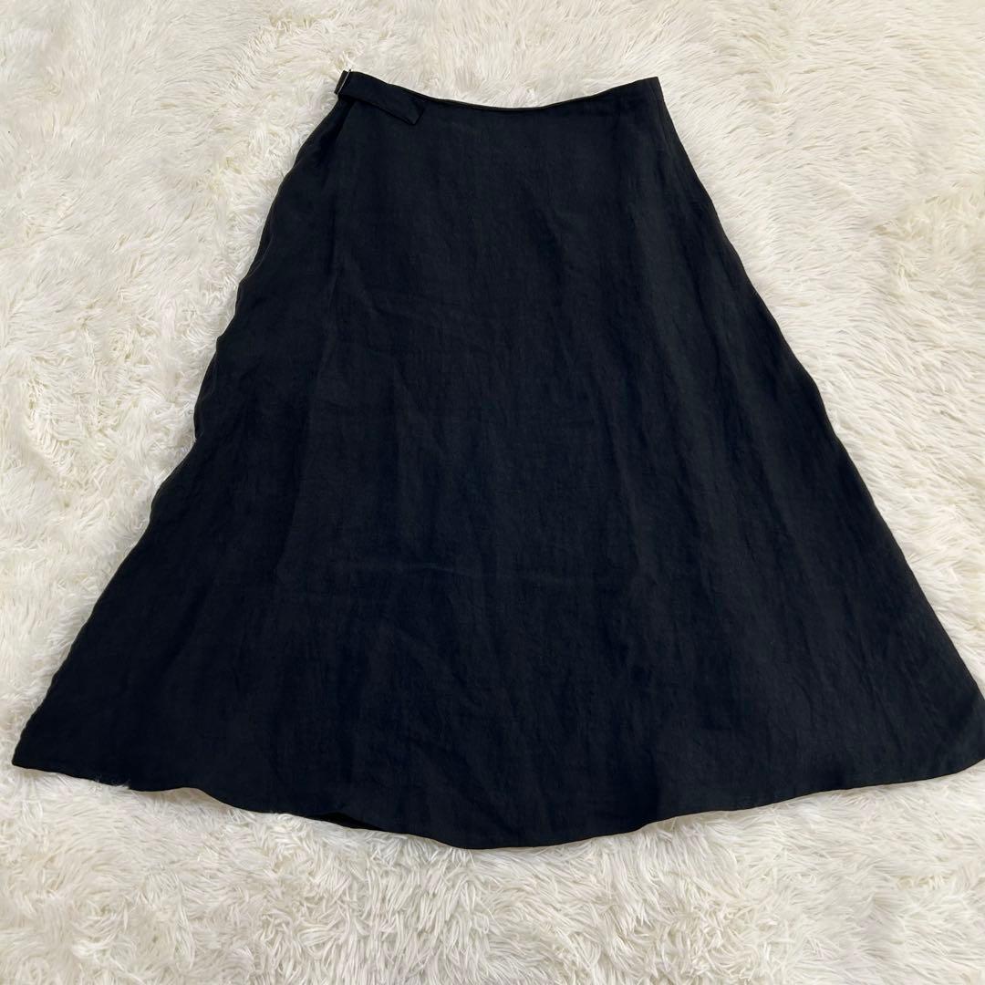 Yohji Yamamoto ヨウジヤマモト リネン 変形ジップ ラップスカート