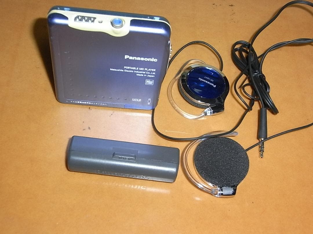 【動作確認済】panasonic ポータブルMD MJ15　電池仕様