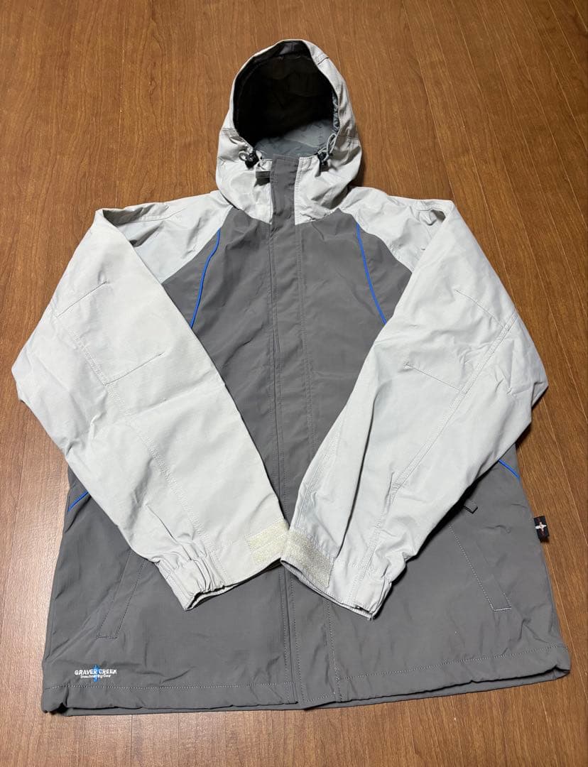 GRAVER CREEKスノーボードウェアセット グレーベージュウェアLパンツM