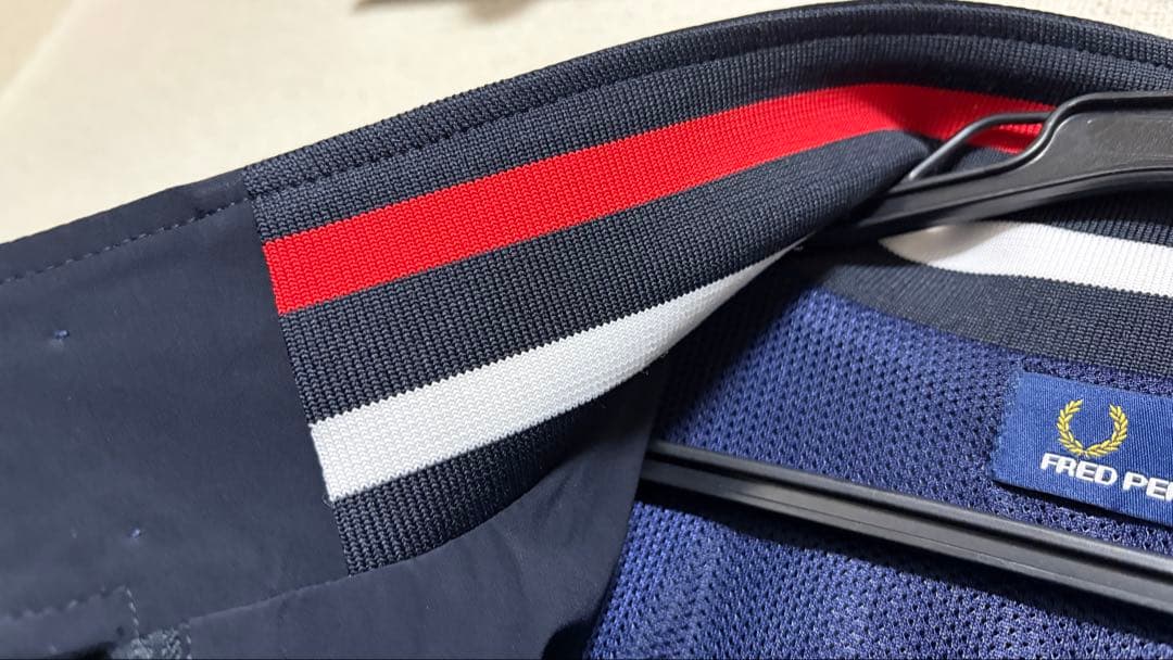 FRED PERRY beams別注ハリントンジャケット ネイビーM