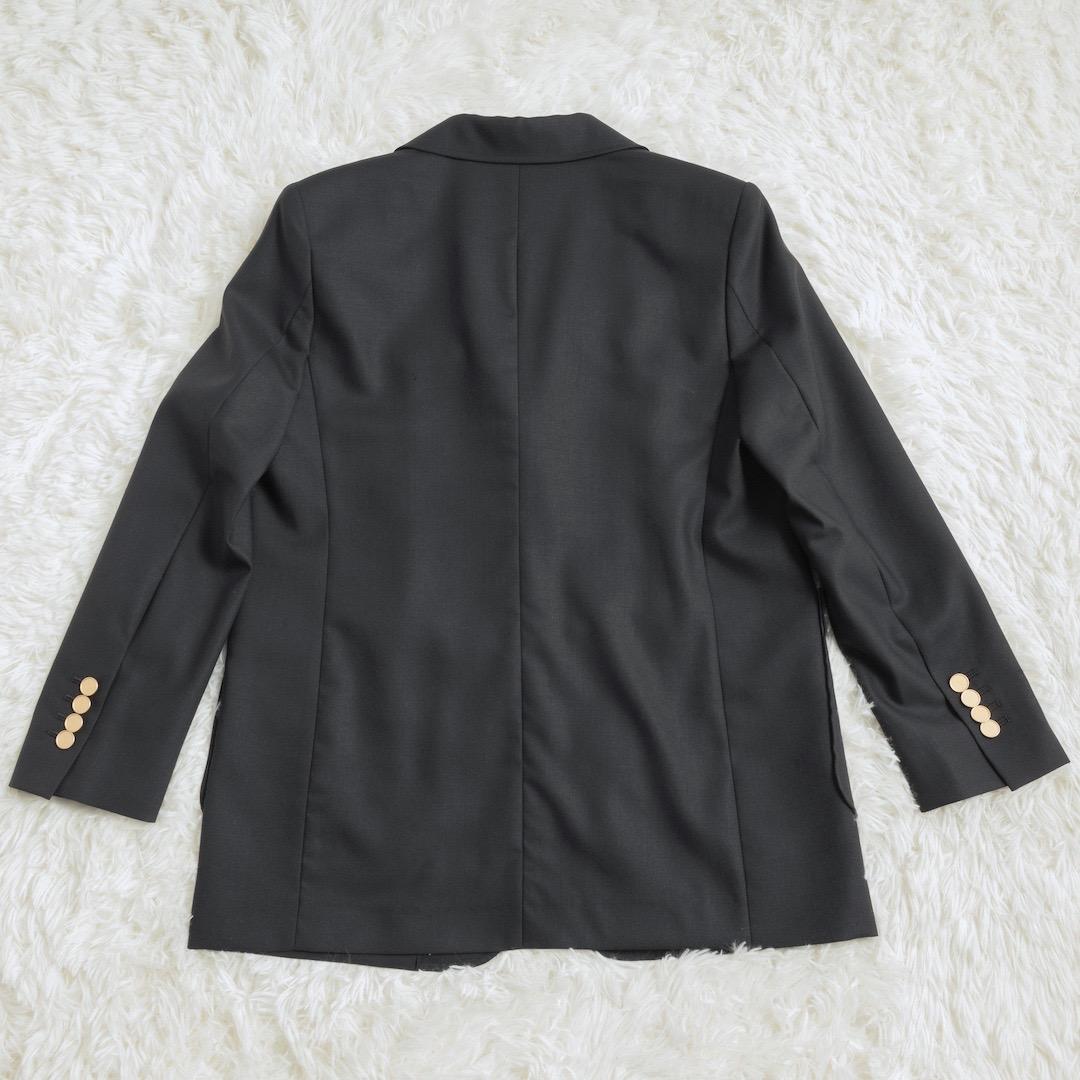 美品 UNTITLED 24SS マナードベーシックジャケット 2 ブレザー 紺